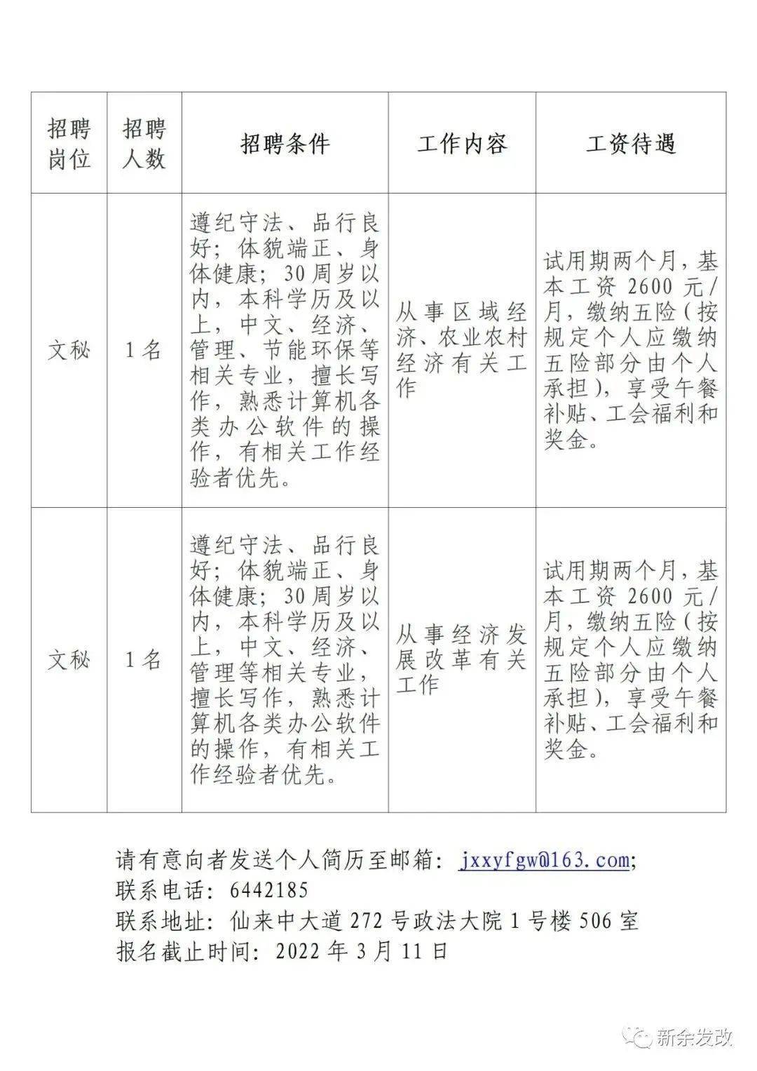 新余信息港最新招聘