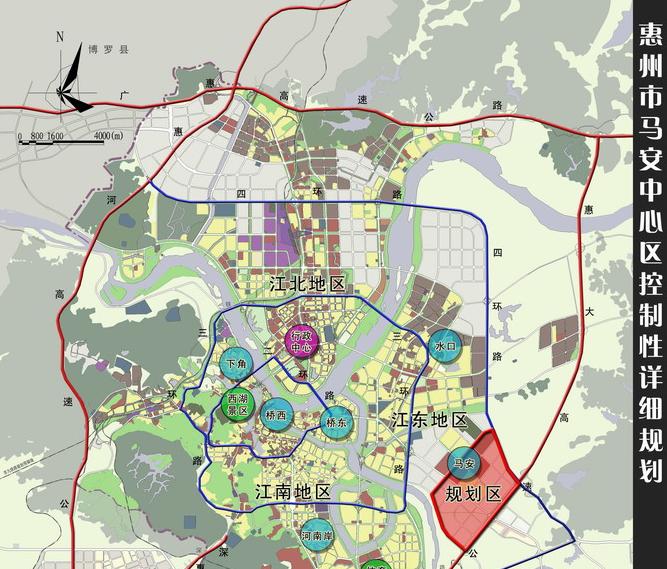 惠州四环路最新规划图