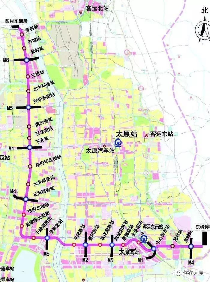 太原市地铁最新规划图